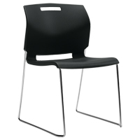 Chair, Plastic, 32-1/2" High, 300 lbs. Capacity, Black PB Rental Co. Ltd.