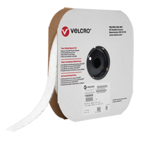 Ruban d'attaches, Boucle, 25 vg x 1", Adh&eacute;sif, Blanc PB Rental Co. Ltd.