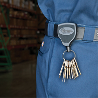 Super48 Heavy-Duty Retractable Key Holder, Polycarbonate, 48" Cable, Belt Clip Attachment PB Rental Co. Ltd.