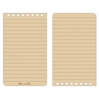 Pocket Top-Spiral Notebook, Soft Cover, Tan, 100 Pages, 3" W x 5" L PB Rental Co. Ltd.