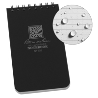 Pocket Top-Spiral Notebook, Soft Cover, Black, 100 Pages, 3" W x 5" L PB Rental Co. Ltd.