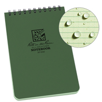 Pocket Top-Spiral Notebook, Soft Cover, Green, 100 Pages, 4" W x 6" L PB Rental Co. Ltd.