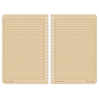 Carnet de notes de poche &agrave; spirale lat&eacute;rale, Couverture souple, Havane, 64 Pages, 4-5/8" , 7"  PB Rental Co. Ltd.
