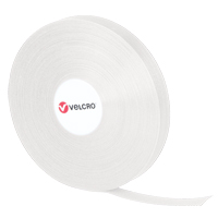 Attaches QWIK, Boucle et crochet, 25 vg x 3/4", Auto-aggripant, Blanc PB Rental Co. Ltd.