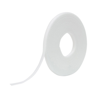 Ruban d'attaches One-Wrap, Boucle et crochet, 25 vg x 1/2", Auto-aggripant, Blanc PB Rental Co. Ltd.