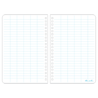 Carnet de notes de poche &agrave; spirale lat&eacute;rale, Couverture souple, Jaune, 64 Pages, 4-5/8" , 7"  PB Rental Co. Ltd.