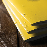 Carnet de notes, Couverture souple, Jaune, 48 Pages, 4-5/8" , 7"  PB Rental Co. Ltd.