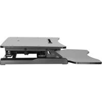 Poste de travail assis-debout Goya, Mod&egrave;le de bureau, 22" h x 31-1/2" la x 24" p, Noir PB Rental Co. Ltd.