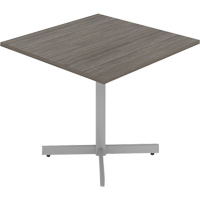 Cafeteria Table, 36" L x 36" W x 29-1/2" H, 1" Top, Laminate, Grey/White PB Rental Co. Ltd.