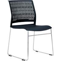 Chaises empilables s&eacute;rie Activ, Polypropyl&egrave;ne, Hauteur 32-3/8", Capacit&eacute; 275 lb, Noir PB Rental Co. Ltd.