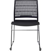 Chaises empilables s&eacute;rie Activ, Polypropyl&egrave;ne, Hauteur 32-3/8", Capacit&eacute; 275 lb, Noir PB Rental Co. Ltd.