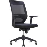 Chaise de bureau ajustable &agrave; basculement synchronis&eacute; s&eacute;rie Activ, Tissu/Mailles, Noir, Capacit&eacute; 275 lb PB Rental Co. Ltd.