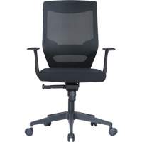 Chaise de bureau ajustable &agrave; basculement synchronis&eacute; s&eacute;rie Activ, Tissu/Mailles, Noir, Capacit&eacute; 275 lb PB Rental Co. Ltd.