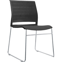 Stacking Chairs, Polypropylene, 32-3/8" High, 250 lbs. Capacity, Black PB Rental Co. Ltd.