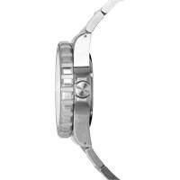 Grande montre automatique de plong&eacute;e avec feuille d'&eacute;rable gris et bracelet en acier inoxydable, Num&eacute;rique, &agrave; piles, 41 mm, Argent PB Rental Co. Ltd.