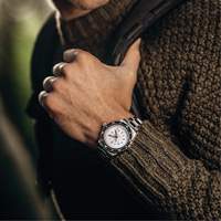 Grande montre automatique de plong&eacute;e &eacute;dition arctique GSAR avec bracelet en acier inoxydable, Num&eacute;rique, &agrave; piles, 41 mm, Argent PB Rental Co. Ltd.