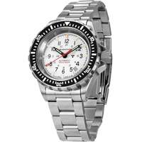 Grande montre automatique de plong&eacute;e &eacute;dition arctique GSAR avec bracelet en acier inoxydable, Num&eacute;rique, &agrave; piles, 41 mm, Argent PB Rental Co. Ltd.