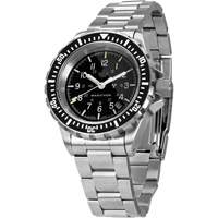Grande montre automatique de plong&eacute;e avec feuille d'&eacute;rable gris et bracelet en acier inoxydable, Num&eacute;rique, &agrave; piles, 41 mm, Argent PB Rental Co. Ltd.