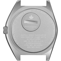 Montre Steel Navigator sur ensemble bracelet en caoutchouc noir de trois morceaux, Num&eacute;rique, &agrave; piles, 41 mm, Noir PB Rental Co. Ltd.