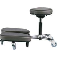 STAG4 Adjustable Kneeling Chair, Vinyl, Black/Grey PB Rental Co. Ltd.