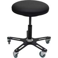OmniStool Industrial Stool, Mobile, Adjustable, 22-1/2", Vinyl Seat PB Rental Co. Ltd.