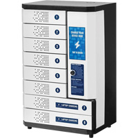 Casier de recharge libre-service &agrave; 8 baies KwikBoost PB Rental Co. Ltd.