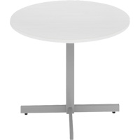Table ronde &agrave; hauteur r&eacute;glable Newland, 36" lo x 36" la x 29" h, Dessus de 1", Stratifi&eacute;/Polypropyl&egrave;ne, Blanc PB Rental Co. Ltd.