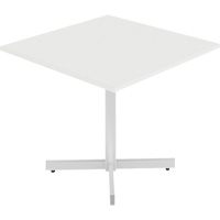Table carr&eacute;e &agrave; hauteur r&eacute;glable Newland, 36" lo x 36" la x 29" h, Dessus de 1", Stratifi&eacute;, Blanc PB Rental Co. Ltd.