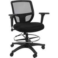 Mesh Work Stool, Mobile, Adjustable Height, 450 lbs. Capacity PB Rental Co. Ltd.