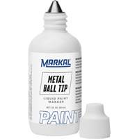 Paint-Riter&reg; Metal Ball Tip, Liquid, White PB Rental Co. Ltd.