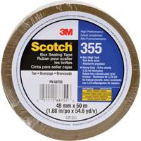 Scotch&reg; 355 Box Sealing Tape, Hot Melt Adhesive, 3.4 mils, 48 mm (1-22/25") x 50 m (164') PB Rental Co. Ltd.