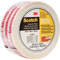 Scotch&reg; 3775 Box Sealing Tape with Message, Hot Melt Adhesive, 2 mils, 48 mm (1-22/25") x 100 m (328') PB Rental Co. Ltd.