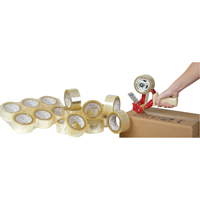 Box Sealing Tape, Hot Melt Adhesive, 1.6 mils, 50 mm (2") x 100 m (328') PB Rental Co. Ltd.