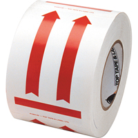 This Side Up Pictogram Special Handling Labels, 6" L x 4" W, Red on White PB Rental Co. Ltd.