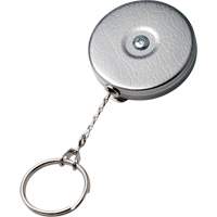 Original Series Retractable Keychain, Chrome, 24" Cable, Belt Clip Attachment PB Rental Co. Ltd.