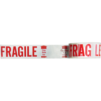 Bilingual Printed Tape – Fragile This Side Up , Red on White PB Rental Co. Ltd.