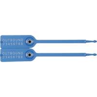 Gemini&reg; Tote Seals, 7-1/4", Plastic, Pull-Through PB Rental Co. Ltd.