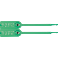 Gemini&reg; Tote Seals, 7-1/4", Plastic, Pull-Through PB Rental Co. Ltd.