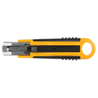 Couteau autor&eacute;tractable ATK1000, 18 mm, Acier au carbone, Prise en Plastique PB Rental Co. Ltd.
