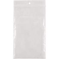 Sacs en poly, Refermable, 5" x 3", 4 mils PB Rental Co. Ltd.