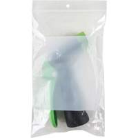 White Block Poly Bags, Reclosable, 8" x 5", 2 mils PB Rental Co. Ltd.