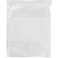 Sacs en poly avec espace inscriptible blanc, Refermable, 15" x 12", 2 mils PB Rental Co. Ltd.