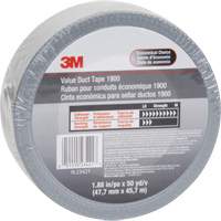 1900 Value Duct Tape, 5.8 mils, Silver, 48 mm (2") x 5.7 m (18.7') PB Rental Co. Ltd.