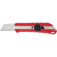 Snap-Off Knife, 25 mm, Carbide, Rubber/Polypropylene Handle PB Rental Co. Ltd.
