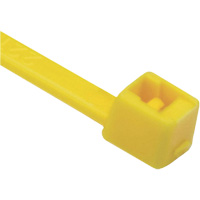 Attaches de c&acirc;bles s&eacute;rie T, Longueur 8", R&eacute;sistance &agrave; la traction 50 lb, Jaune PB Rental Co. Ltd.