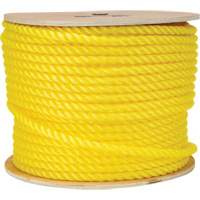 Corde jaune tress&eacute;e 1/2", Polypropyl&egrave;ne, 335' PB Rental Co. Ltd.