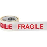 "Fragile" Box Sealing Tape, Hot Melt Adhesive, 2 mils, 48 mm (2") x 100 m (328') PB Rental Co. Ltd.