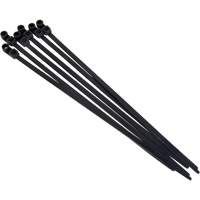 Attache-c&acirc;ble &agrave; visser, Longueur 8", R&eacute;sistance &agrave; la traction 50 lb, Noir PB Rental Co. Ltd.