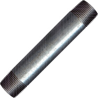 Raccord long, Galvanis&eacute;, 1/2", NPT x NPT PB Rental Co. Ltd.