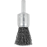 Brosse &agrave; fils cr&ecirc;p&eacute;s mont&eacute;e sur mandrin E050-12, 1/2", Fils 0,012", Tige 1/4" PB Rental Co. Ltd.